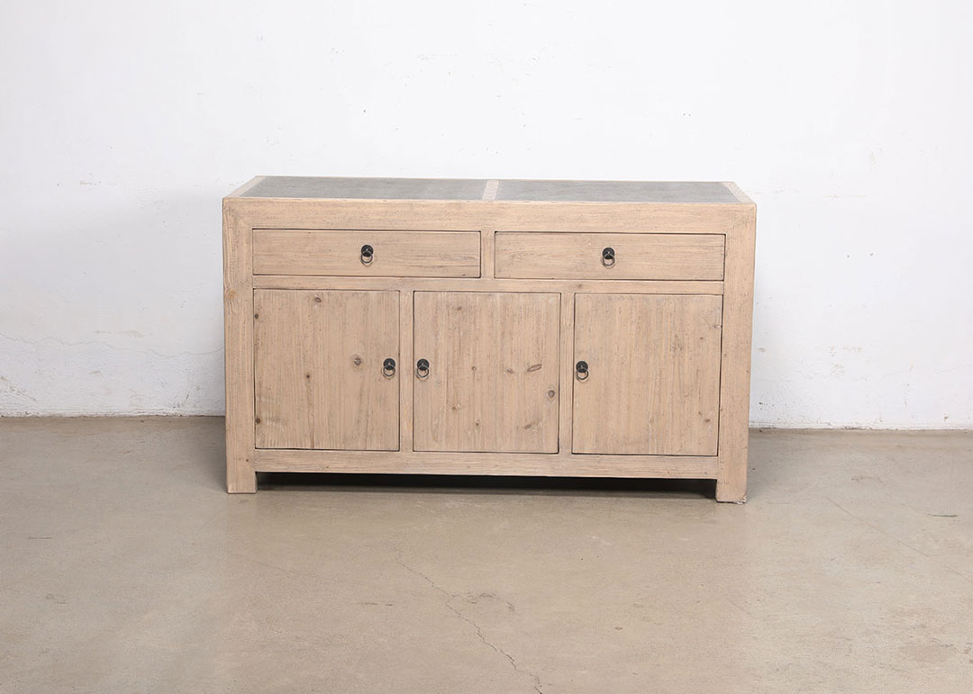 L288, Elm wood kitchen island 