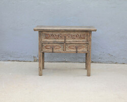 L296, Side table with carving 