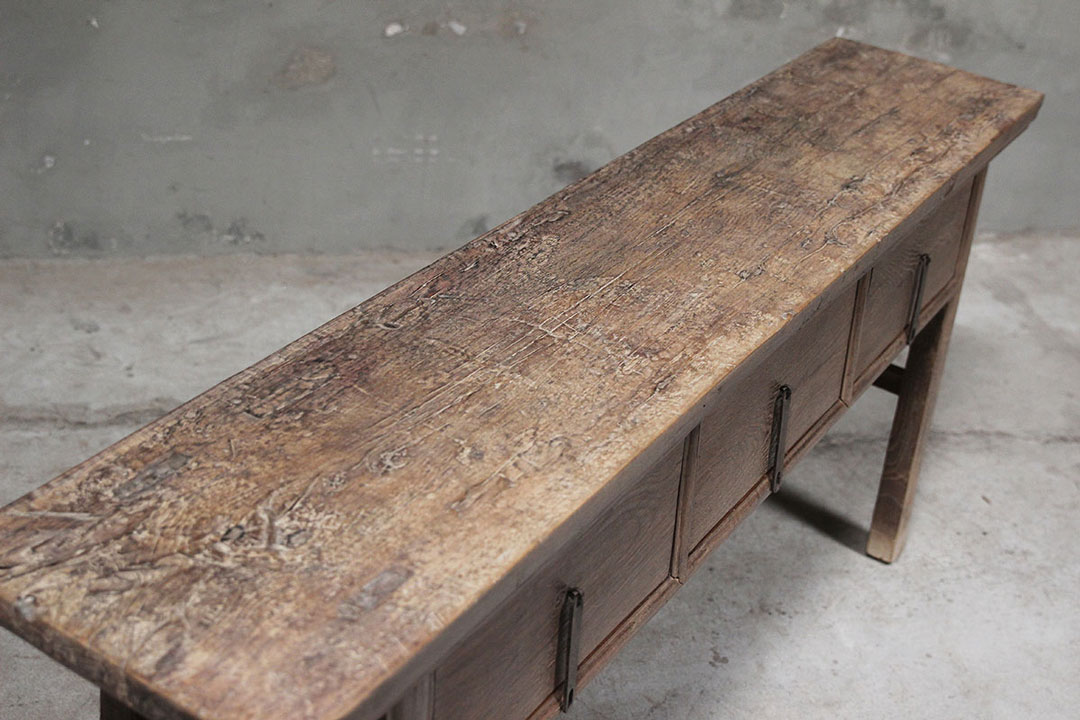 L378, Side table with 3 drawers