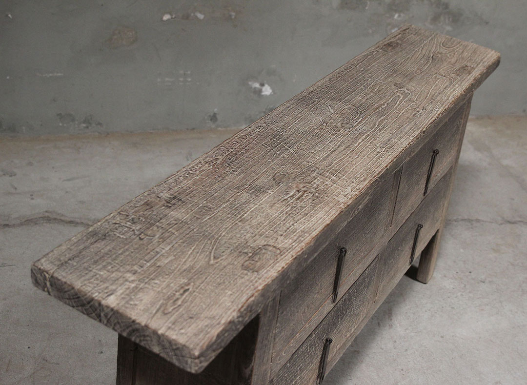 L428, Side table with 4 drawers