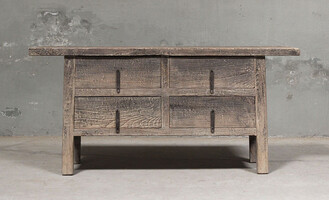 L428, Side table with 4 drawers