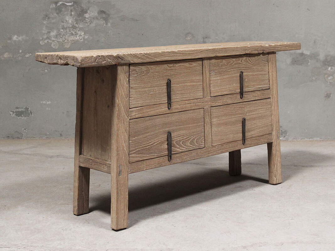 L429, Side table with 4 drawers