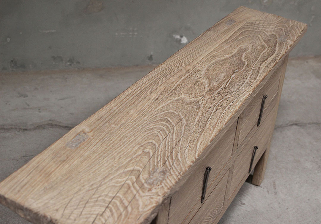 L429, Side table with 4 drawers