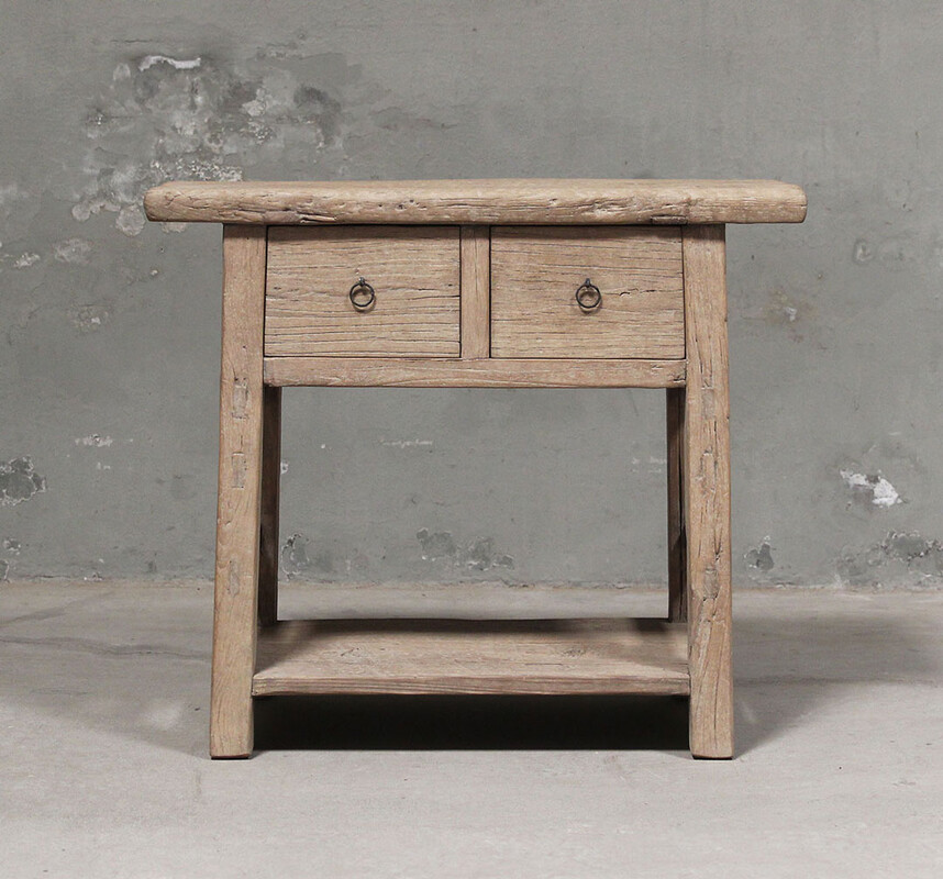 L435, Side table with 2 drawers 