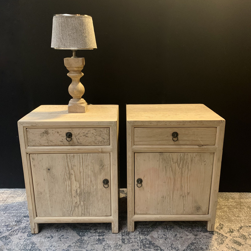 NK 112, Bedsidetable with 1 drawer and door