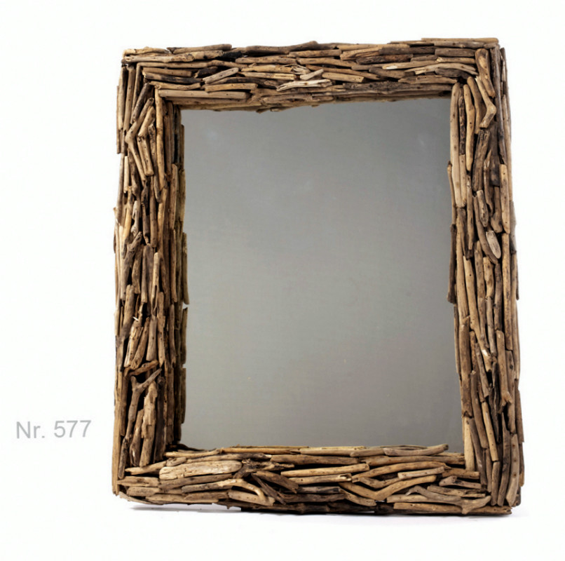 Spiegel gemaakt van drijfhout - SPIEGELS - De Interieur