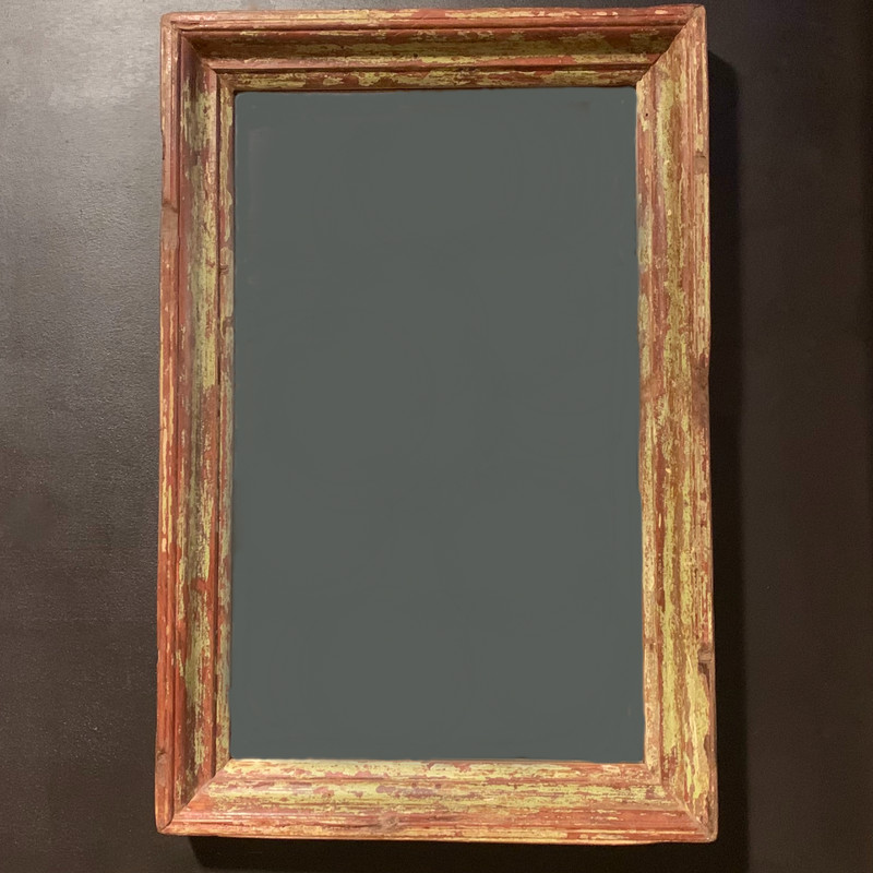 Vintage houten spiegel, spiegel oud te koop - SPIEGELS - De Interieur
