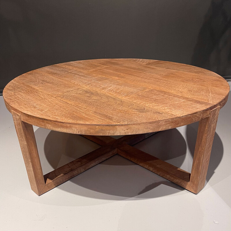 Krijgsgevangene Wonen Oude tijden ST 200, Round coffee table - Kleine tafels, bijzettafels en salontafels - Antieke tafels, tafels van oud hout. landelijke tafels. - De Jong Interieur Krijgsgevangene Wonen Oude tijden ST 200, Round coffee table - Kleine tafels, bijzettafels en salontafels - Antieke tafels, tafels van oud hout. landelijke tafels. - De Jong Interieur