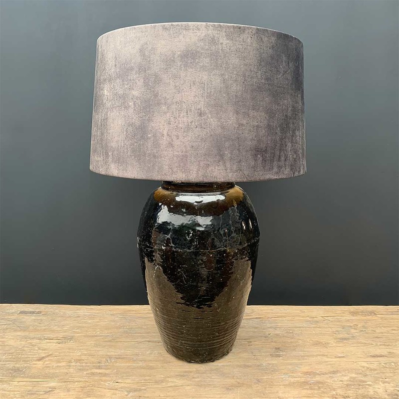 TL 184, Jar lamp black glossy