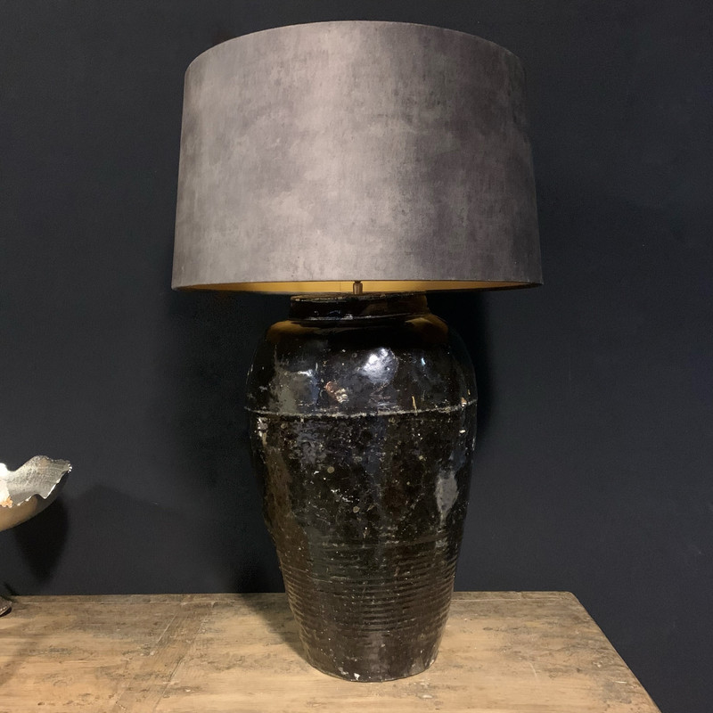 TL 184, Jar lamp black glossy