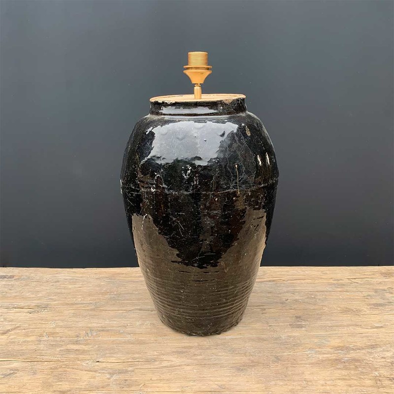 TL 184, Jar lamp black glossy