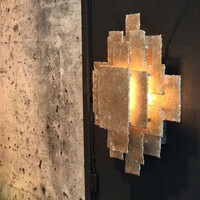 WL 105-B, Silver wall light