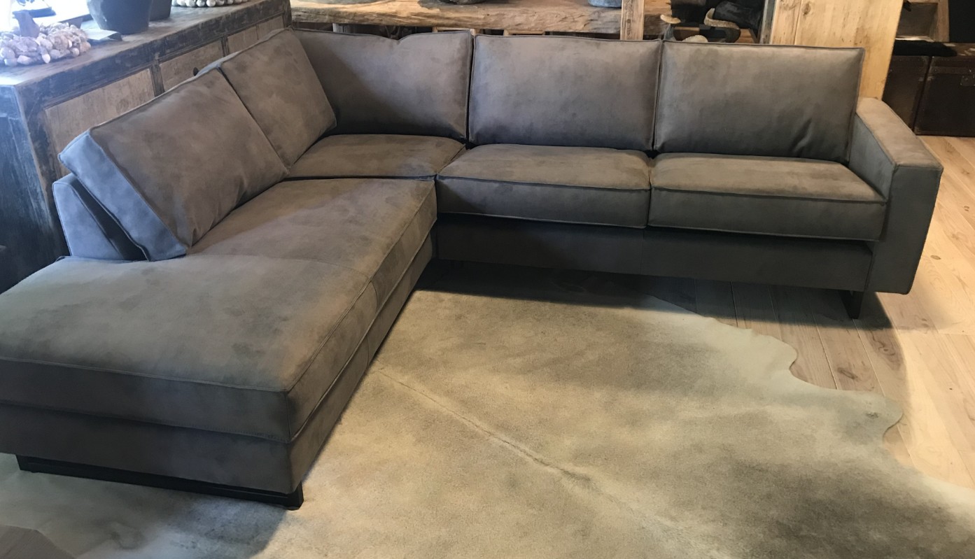 Leather clearance corner couches