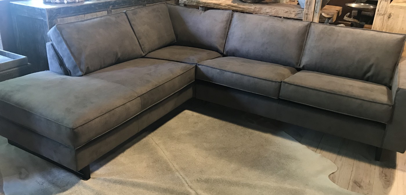 Reparatie mogelijk Chip Met opzet Landelijk stoere hoekbank - Zitbank, lederen zitbank, zitmeubels,  gestoffeerde bank, bankstel - Zitmeubels, banken, fauteuils, stoelen sofa's  - De Jong Interieur